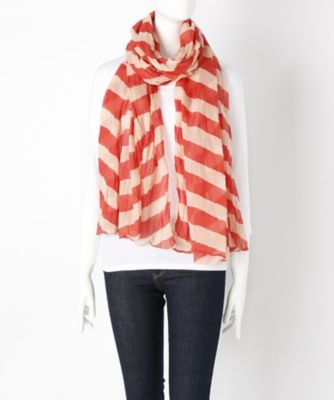 【SALE（伊勢丹）】＜サブストリート マイスタンダード/SAB STREET MY STANDARD＞ 大きいサイズ <BECK SONDER GAARD>ストール(33-85-2964)(クローバー) レッド(33) 【三越・伊勢丹/公式】