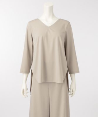 ＜モディファイ/Modify＞ ディオラマスムースプルオーバー 54313700 グレージュ 【三越・伊勢丹/公式】