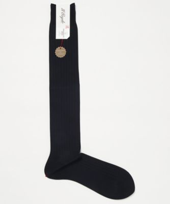 ＜イル レガロ/Il Regalo＞ ビジネスハイソックス(0163747560) 39・ネイビー 【三越・伊勢丹/公式】