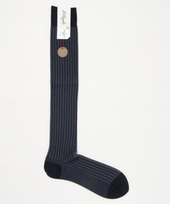 ＜イル レガロ/Il Regalo＞ ビジネスハイソックス(0163747561) 39・ネイビー 【三越・伊勢丹/公式】