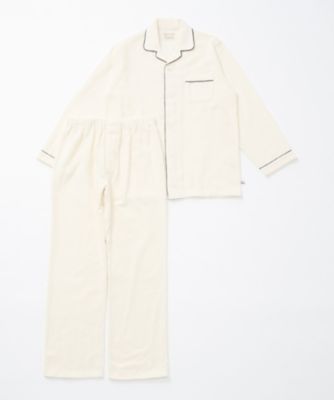 ＜コンフォートインデックス/COMFORT INDEX＞ 長袖テーラー パジャマ(0128456704) 92・オフホワイト 【三越・伊勢丹/公式】
