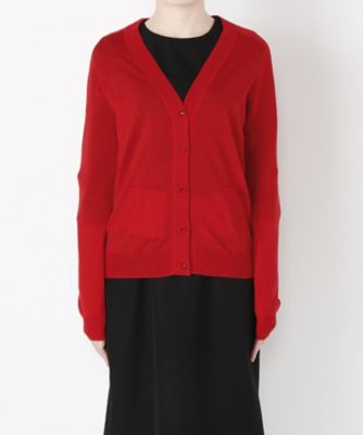 ＜タラジャーモン/TARA JARMON＞ カーディガン(VZFAD09330) レッド 【三越・伊勢丹/公式】