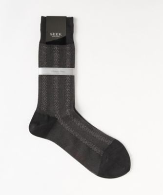 【SALE（三越）】＜シーク/SEEK＞ 【S】年間素材/レギュラーソックス(SXF039) 775・チャコールグレー 【三越・伊勢丹/公式】