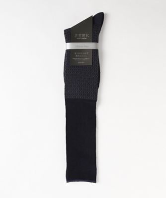 【SALE（三越）】＜シーク/SEEK＞ 【S】年間素材/ロングホーズ(SXF131) 433・モクネイビー 【三越・伊勢丹/公式】