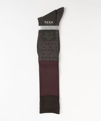 【SALE（三越）】＜シーク/SEEK＞ 【S】年間素材/ロングホーズ(SXF135) 562・モクブラック 【三越・伊勢丹/公式】