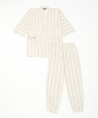 ＜アムール/Amour＞ 作務衣(AHJ267-62146) 02・アイボリー 【三越・伊勢丹/公式】