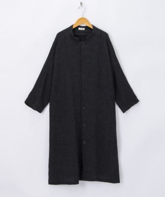 ＜プランテーション/Plantation＞ 大きいサイズ OMI ハオリコート(PL74FA660)(クローバー) チャコール(25) 【三越・伊勢丹/公式】