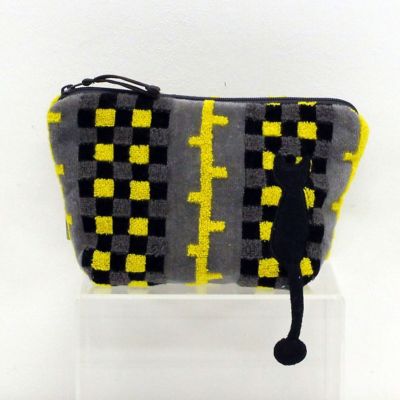 ＜アツコ マタノ＞ リボンステッチ ポーチ・ミニバッグ各種 イエロー/ポーチS 【三越・伊勢丹/公式】