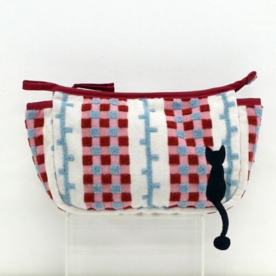 ＜アツコ マタノ＞ リボンステッチ ポーチ・ミニバッグ各種 ピンク/ポーチM 【三越・伊勢丹/公式】