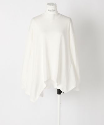 ＜エンフォルド/ENFOLD＞ ソフトCOアシンメトリーTOP(300AS370-0470) WHT 【三越・伊勢丹/公式】