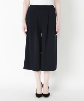 【SALE（三越）】＜るんびに＞ ストライプ柄ガウチョパンツ(M17S03-B08C063) ネイビー 【三越・伊勢丹/公式】