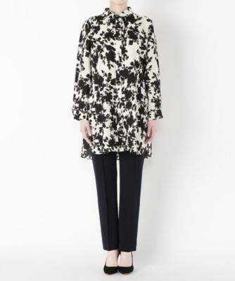 【SALE（三越）】＜るんびに＞ 衿付きロングブラウス(M17S03-N04F037) スノーホワイト 【三越・伊勢丹/公式】