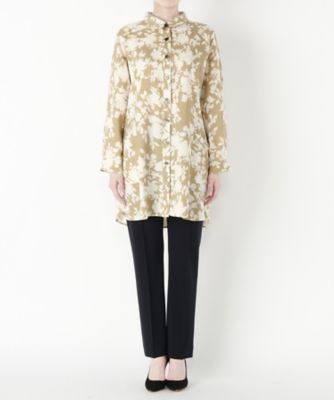 【SALE（三越）】＜るんびに＞ 衿付きロングブラウス(M17S03-N04F037) ベージュ 【三越・伊勢丹/公式】