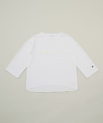 ＜Champion/チャンピオン＞ ウィメンズ Tシャツ(CW-L405) 010・ホワイト 【三越・伊勢丹/公式】
