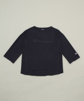 ＜Champion/チャンピオン＞ ウィメンズ Tシャツ(CW-L405) 386・ネイビー 【三越・伊勢丹/公式】