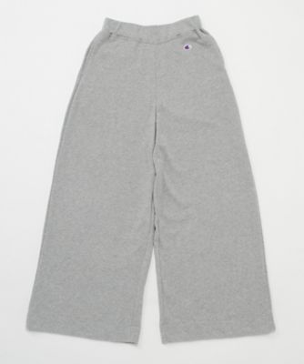＜Champion/チャンピオン＞ ウィメンズ ワイドスウェットパンツ(CW-L203) 070・オックスフォードグレー 【三越・伊勢丹/公式】