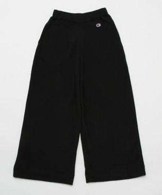 ＜Champion/チャンピオン＞ ウィメンズ ワイドスウェットパンツ(CW-L203) 090・ブラック 【三越・伊勢丹/公式】