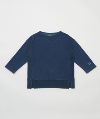 ＜Champion/チャンピオン＞ ウィメンズ クルーネックスウェットシャツ(CW-L004) 326・ストーンウォッシュブルー 【三越・伊勢丹/公式】