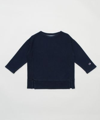 ＜Champion/チャンピオン＞ ウィメンズ クルーネックスウェットシャツ(CW-L004) 330・インディゴ 【三越・伊勢丹/公式】