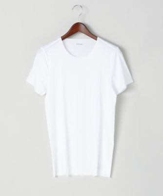 ＜シーク/SEEK＞ ▼クルーネックTシャツ(EE3413) 03・ホワイト 【三越・伊勢丹/公式】