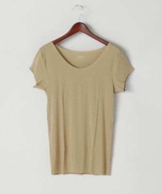 ＜シーク/SEEK＞ ▼ボートネックTシャツ(EE6512) 44・スキンベージュ 【三越・伊勢丹/公式】