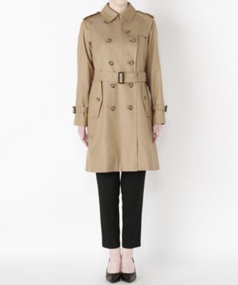 ＜マッキントッシュ ロンドン＞ 大きいサイズ ファルカークトレンチコート(G7A17-610)(クローバー) ベージュ(44L) 【三越・伊勢丹/公式】