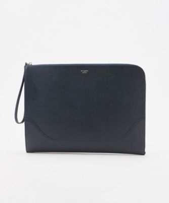 ＜ペッレ モルビダ/PELLE MORBIDA＞ ▼ドキュメントケース(PMO-CA009) ネイビー 【三越・伊勢丹/公式】