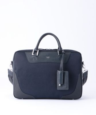 ＜ペッレ モルビダ/PELLE MORBIDA＞ ブリーフバッグ(PMO-CA102) ネイビーxネイビー 【三越・伊勢丹/公式】