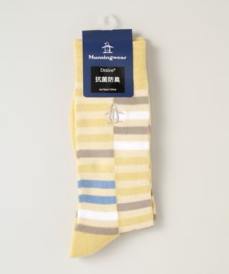 ＜マンシングウェア/Munsingwear＞ ソックス(JAMJ015) Y777・イエロー 【三越・伊勢丹/公式】