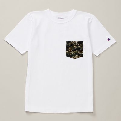 ＜Champion/チャンピオン＞ 【S】Tシャツ(C3-B369) 010・白 【三越・伊勢丹/公式】