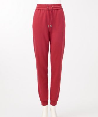 ＜THEORY2.0＞ MELROSE. FLEECE BACK. ZIP. SWEATERPANT(7406430) B.CRANBERR(270) 【三越・伊勢丹/公式】