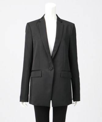 ＜THEORY2.0＞ MULHOLLAND. SATIN BF. BLAZER (7404130) BLACK(050) 【三越・伊勢丹/公式】