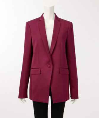 ＜THEORY2.0＞ MULHOLLAND. SATIN BF. BLAZER (7404130) MALBEC(290) 【三越・伊勢丹/公式】