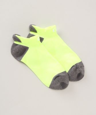 ＜C3fit/シースリーフィット＞ アーチサポートショートソックス/男女兼用(3F93356) フラッシュイエロー 【三越・伊勢丹/公式】