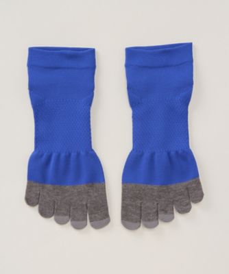 ＜C3fit/シースリーフィット＞ 5フィンガーアーチサポートショートソックス/男女兼用(3F93357) ロイヤルブルー 【三越・伊勢丹/公式】