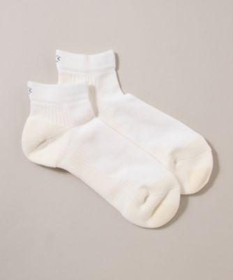 ＜C3fit/シースリーフィット＞ ゴルフショートソックス/男女兼用(3F66162) オフホワイト 【三越・伊勢丹/公式】