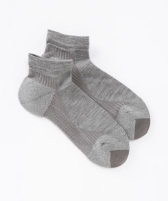 ＜C3fit/シースリーフィット＞ ゴルフショートソックス/男女兼用(3F66162) ミックスグレー 【三越・伊勢丹/公式】