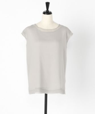 ＜ヨシエ イナバ/yoshie inaba＞ 柞紡ニット B0372KSW735 ライトグレー 【三越・伊勢丹/公式】