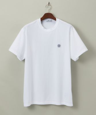 ＜ストーンアイランド/STONE ISLAND＞ 【紳士大きいサイズ】半袖Tシャツ(671521142) 01・ホワイト 【三越・伊勢丹/公式】
