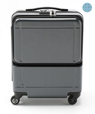 ＜プロテカ/Proteca＞ マックスパス H2s スーツケース/40L(02761) ガンメタリック／内装：ブルー 【三越・伊勢丹/公式】