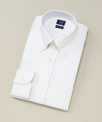 【SALE（三越）】＜シャツファクトリー＞ 【S】長袖ワイシャツ(CFD321-435) 435・イエロー 【三越・伊勢丹/公式】