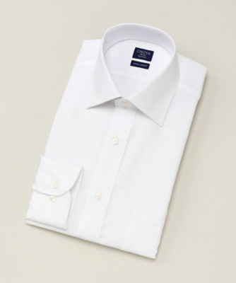 ＜シャツファクトリー＞ 長袖ワイシャツ(CFD911-200) 200・ホワイト 【三越・伊勢丹/公式】