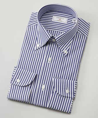 ＜CHOYA1886＞ 長袖ワイシャツ(CVD110-455) 455・ネイビー 【三越・伊勢丹/公式】