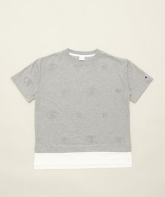＜Champion/チャンピオン＞ ユニセックス Tシャツ(C3-K355) 070・オックスフォードグレー 【三越・伊勢丹/公式】