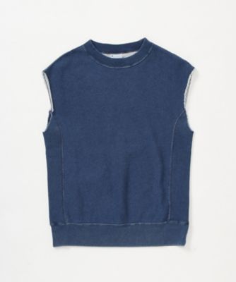 【SALE（伊勢丹）】＜Champion/チャンピオン＞ 【S】ウィメンズ ノースリーブスウェットシャツ(CW-K004) 328・ストーンウォッシュブルー 【三越・伊勢丹/公式】