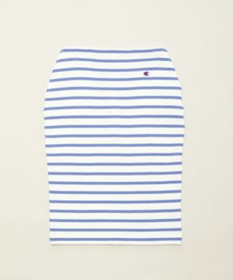【SALE（伊勢丹）】＜Champion/チャンピオン＞ 【S】ウィメンズ スカート(CW-K208) 025・オフホワイトxブルー 【三越・伊勢丹/公式】