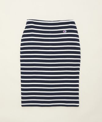 【SALE（伊勢丹）】＜Champion/チャンピオン＞ 【S】ウィメンズ スカート(CW-K208) 378・ネイビーxオフホワイト 【三越・伊勢丹/公式】