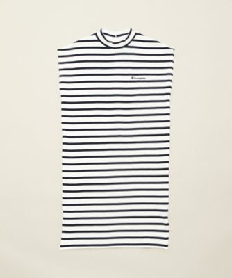 【SALE（伊勢丹）】＜Champion/チャンピオン＞ 【S】ウィメンズ ノースリーブワンピース(CW-K301) 026・オフホワイトxネイビー 【三越・伊勢丹/公式】