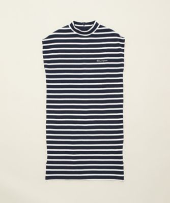 【SALE（伊勢丹）】＜Champion/チャンピオン＞ 【S】ウィメンズ ノースリーブワンピース(CW-K301) 378・ネイビーxオフホワイト 【三越・伊勢丹/公式】