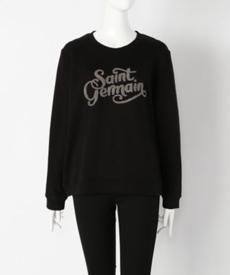 【SALE（伊勢丹）】＜サブストリート マイスタンダード/SAB STREET MY STANDARD＞ 大きいサイズ MKT studioロゴトレーナー(33-61-0299)(クローバー) クロ(00) 【三越・伊勢丹/公式】